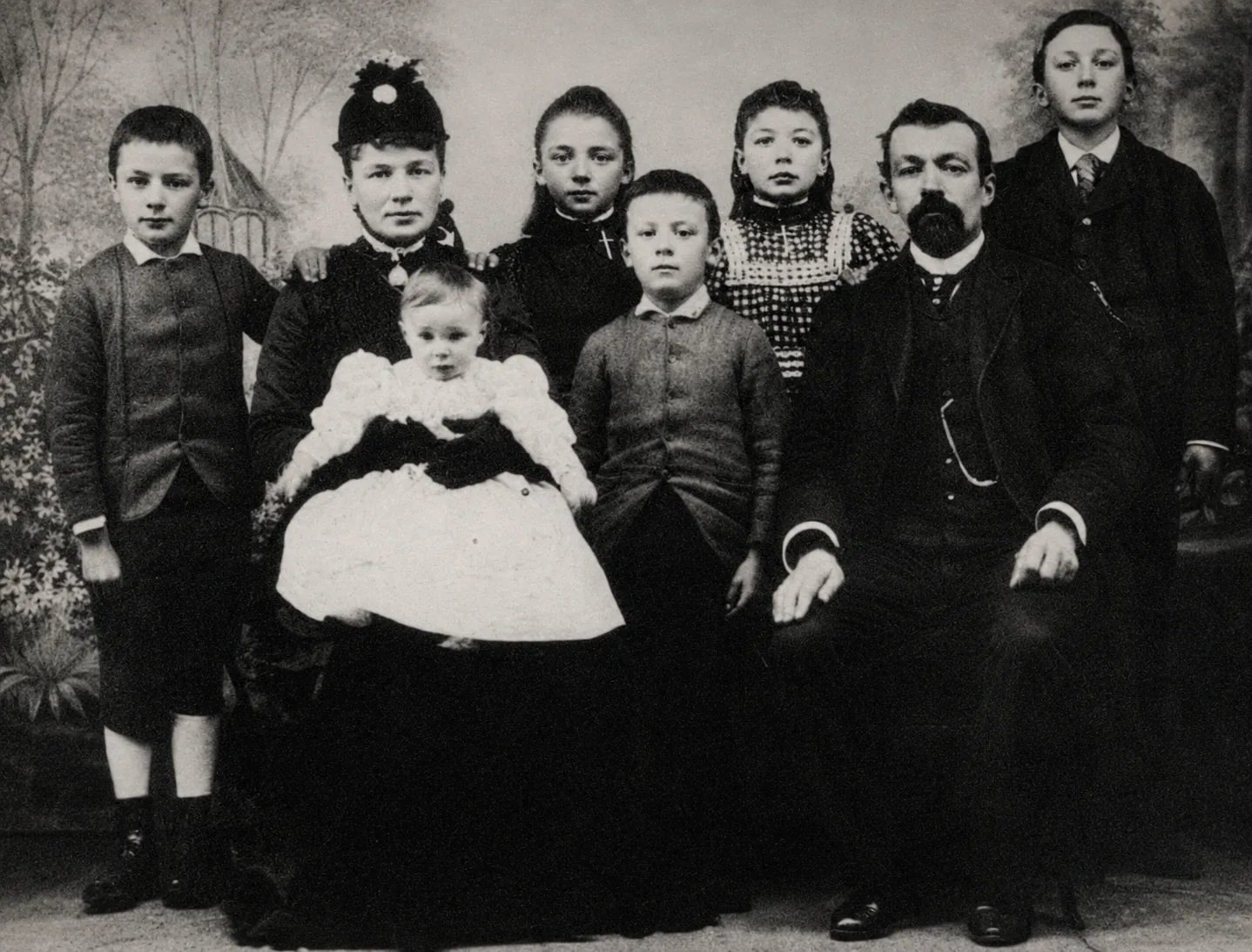 Familia Baeriswyl, colonos suizos friburgueses llegados a Punta Arenas en 1876